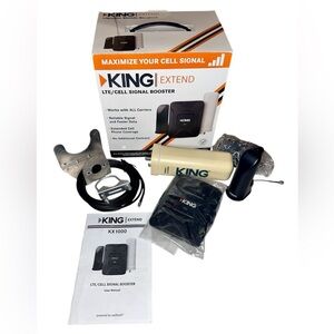 KING KX1000 King Extend Cellular Phone Signal Booster RV Camper